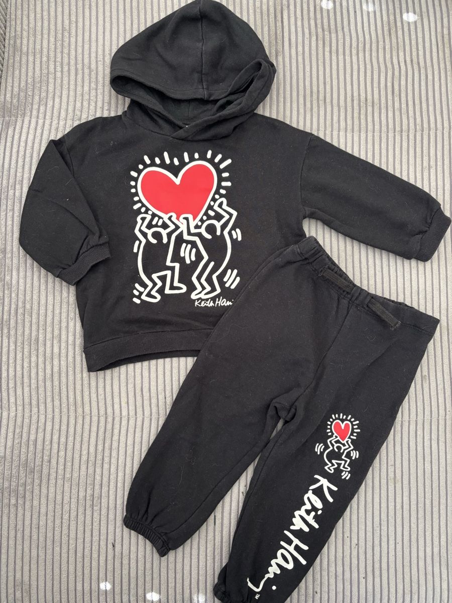 H&M Keith Haring Sweatanzug 92 (Gebraucht) in Watt für CHF