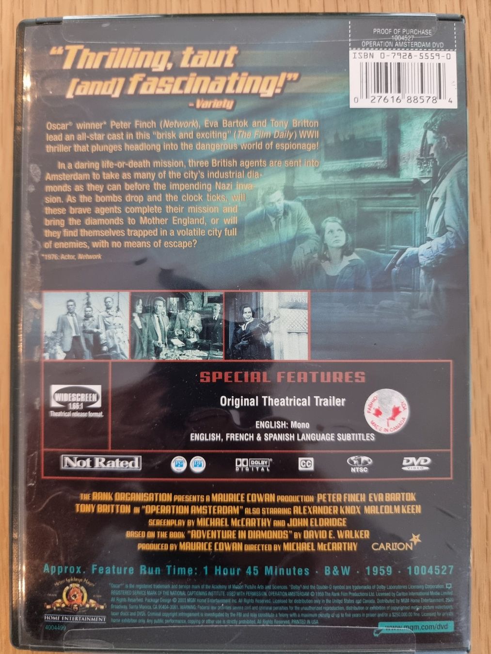 Tous les DVDs: DVD Operation Amsterdam Englisch – D'occasion à Näfels par energie2925 1