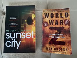 2 books World war / sunset city
