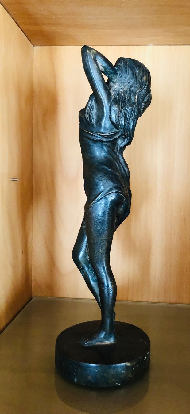 Sculture & Statue: Bronzefigur, signiert Lopez, Jugendstil – Usato da Oberkulm venduto da Weberlisa 2