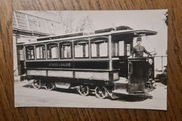 Foto antike Budapester Strassenbahn