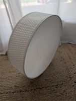 2 Stück Lampenschirm geflochtener Optik, creméweiss, Ø45cm