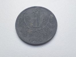 🇨🇿  Bohemia Moravia 1 Koruna 1944