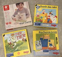 Spieleset mit 3 Haba Spielen und 1 Classic World Spiel