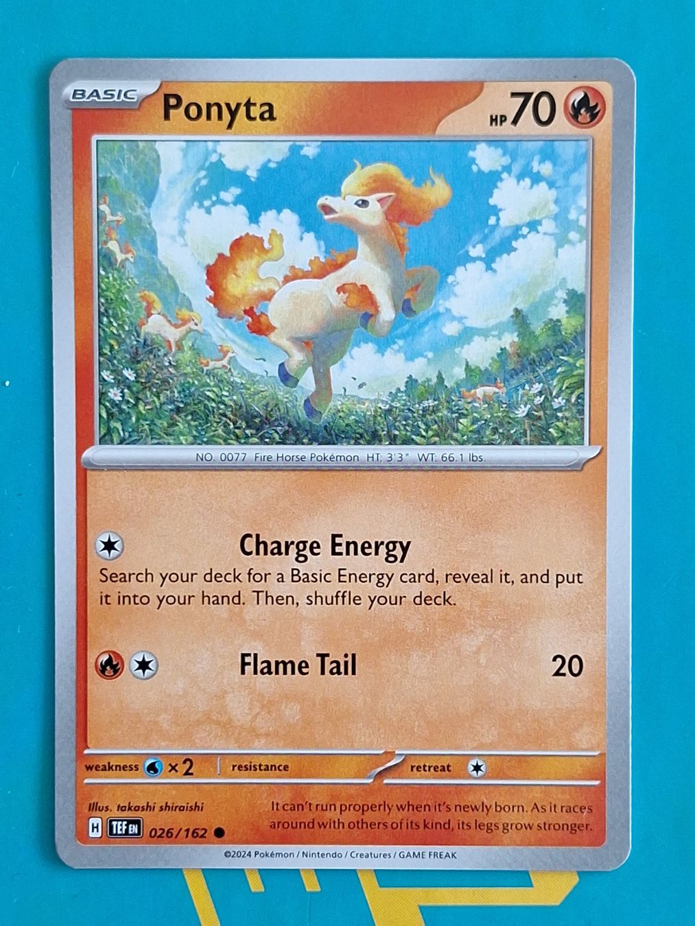 Pokémon Carte collezionabili: Ponyta - Temporal Forces Pokemon - #7.1 – Usato da Altstätten SG venduto da GGsGameshop
