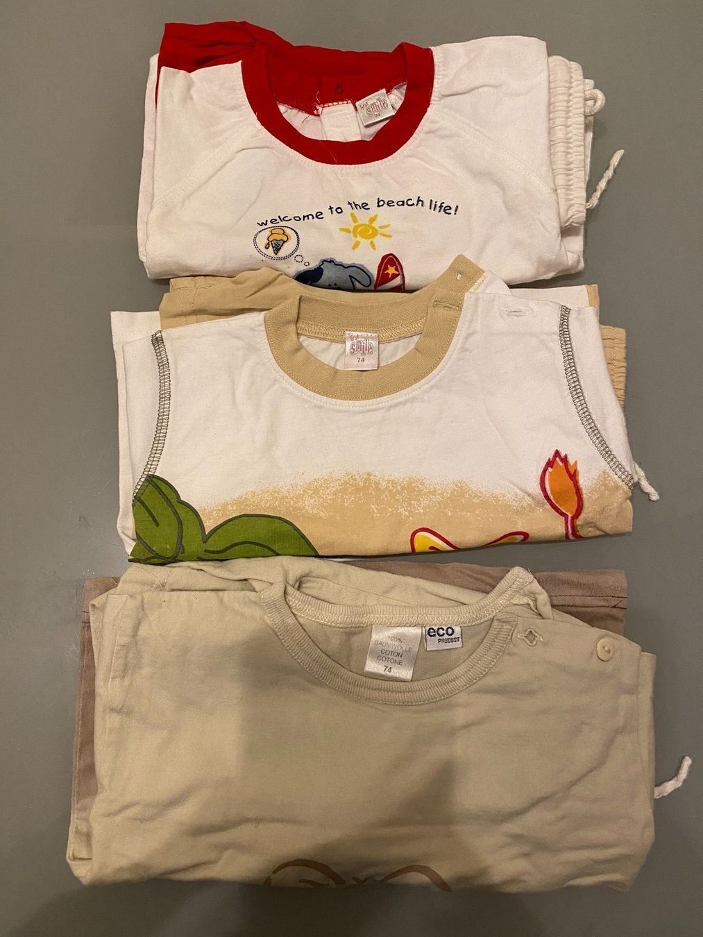 Lotti & Set di vestiti: Lot de 3 ensemble garçon T.74 – Usato da Le Brassus venduto da lionete02
