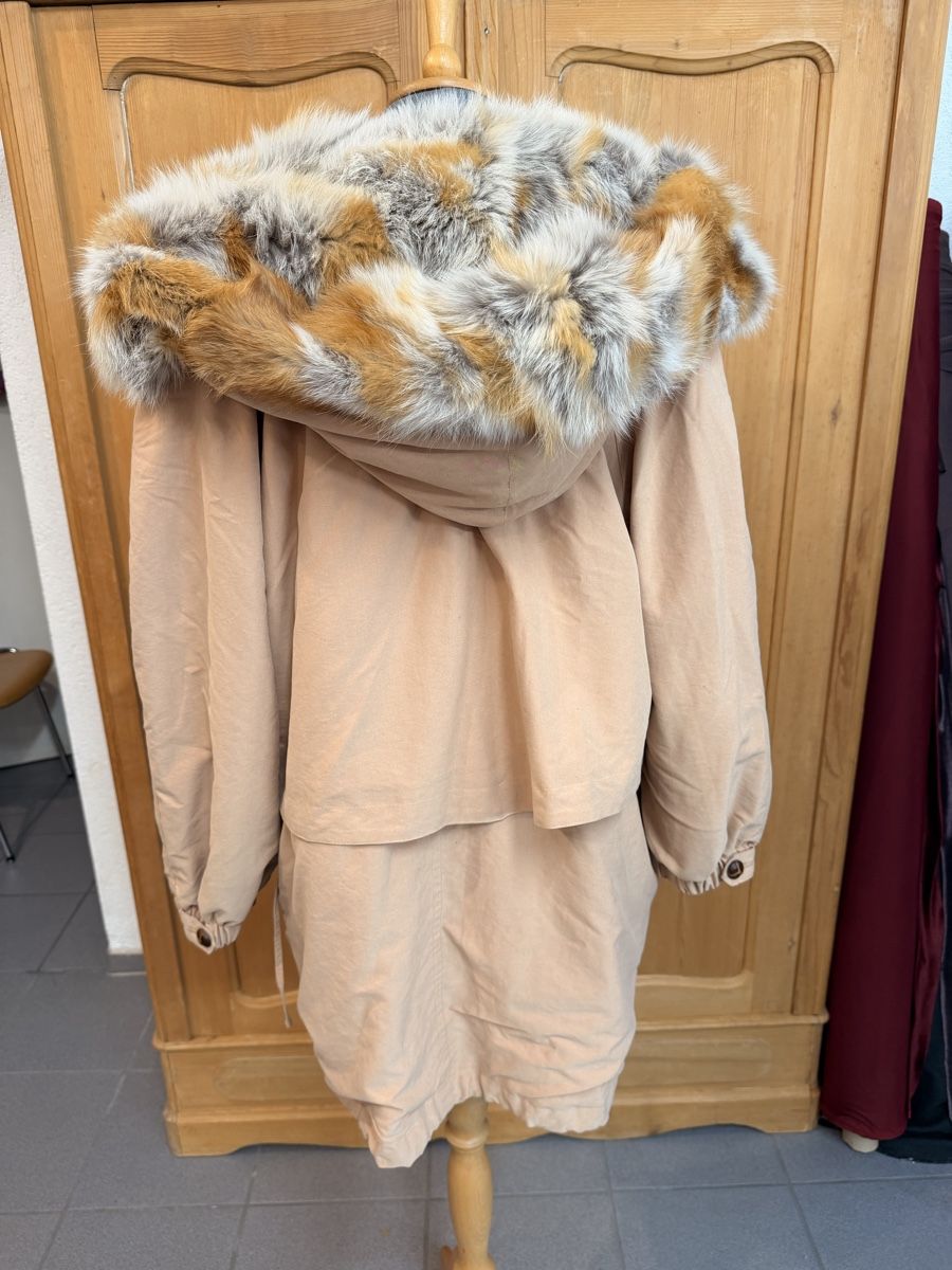 Giacche: Parka mit Kunstfellkragen Beige Gr. S – Usato da Rorschach venduto da nan_8rts 1