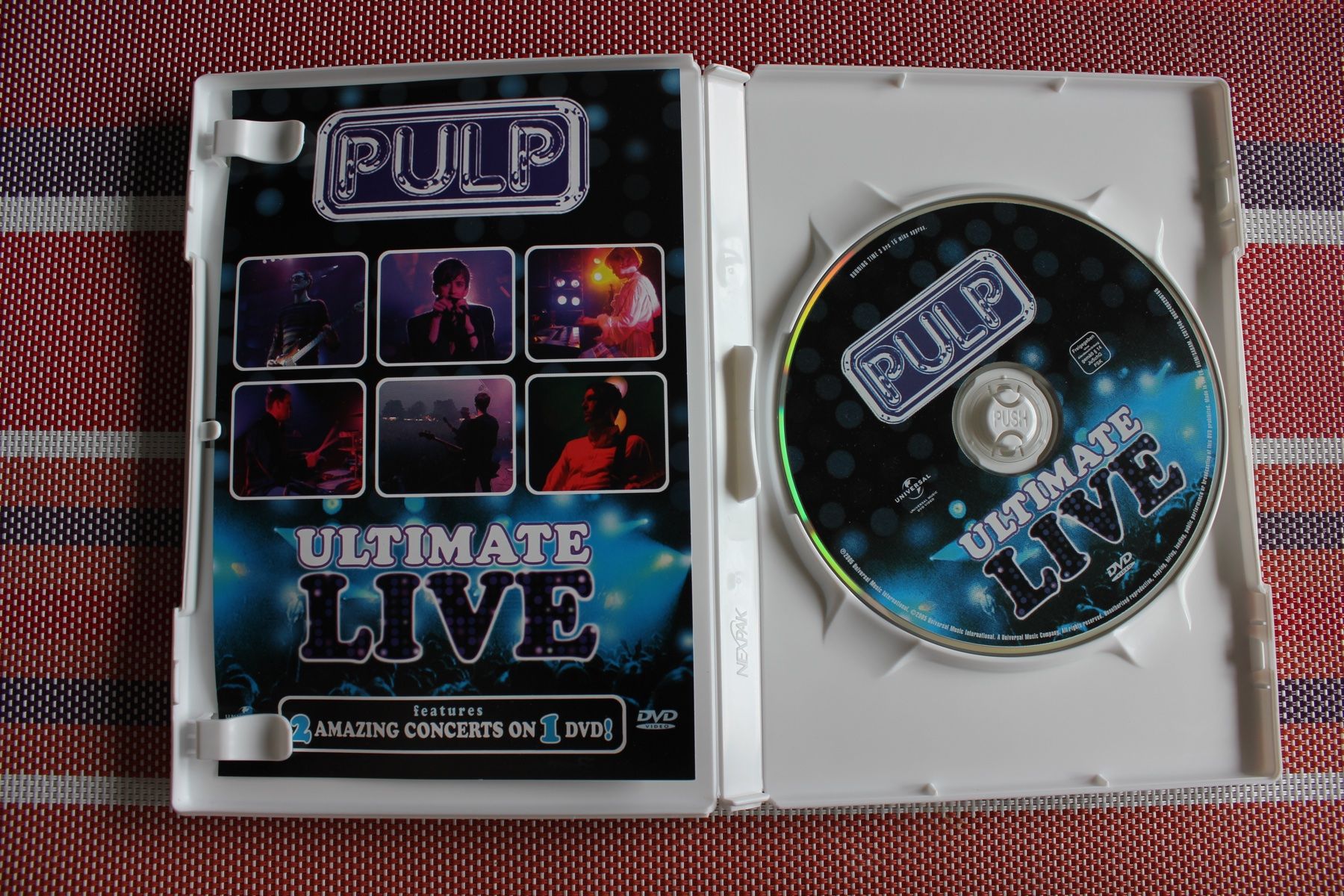 Tutti i DVDs: DVD - PULP ULTIMATE LIVE - zwei Konzerte auf einer DVD - TOP – Nuovo (secondo la descrizione) da Geroldswil venduto da Schlumpfine1973 1