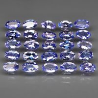 18 Natur B Ware Tansaniten Lot. 18Stk. Edelsteine Tansanit