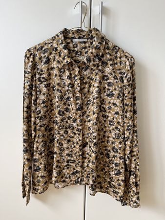 Nile Bluse XS Animal Print Herbst Top 100% Lyocell