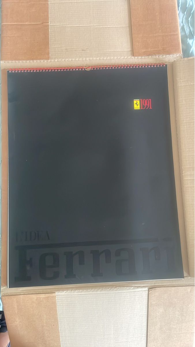Ferrari Calendari: Calendrier Ferrari 1991 neuf – Nuovo e nell'imballaggio originale da Meyrin venduto da jul_km5p