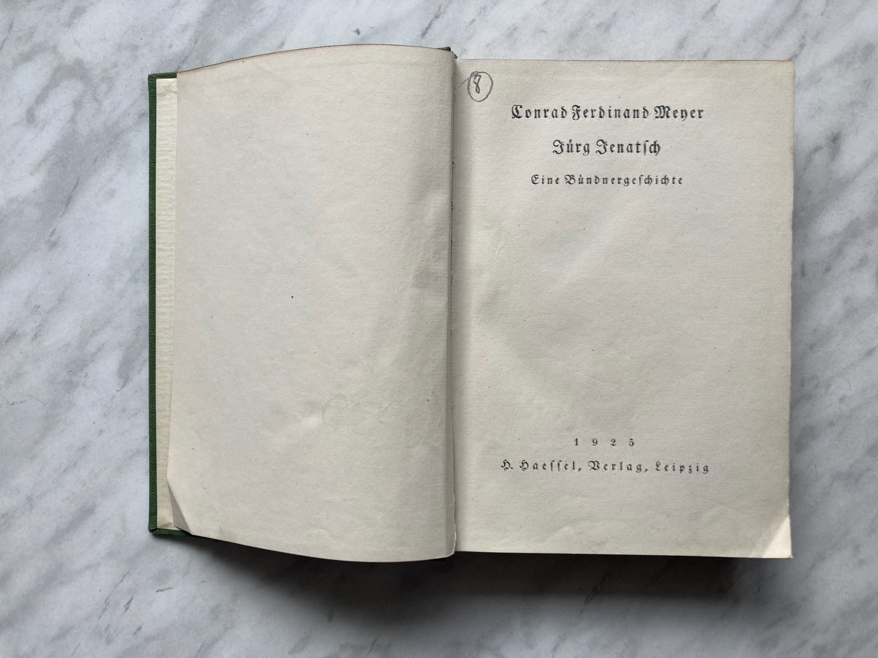 Libri: Conrad Ferdinand Meyer Jürg Jenatsch – Usato da Mirchel venduto da buecher_wurm 2