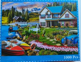 1000 Puzzle Huadada, Lakeview Cottage, Häuschen am Bergsee