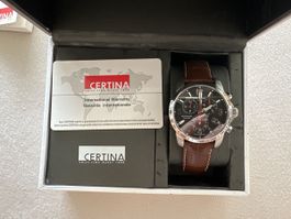Certina Quartz Chronograph G10 Armbanduhr neuwertig