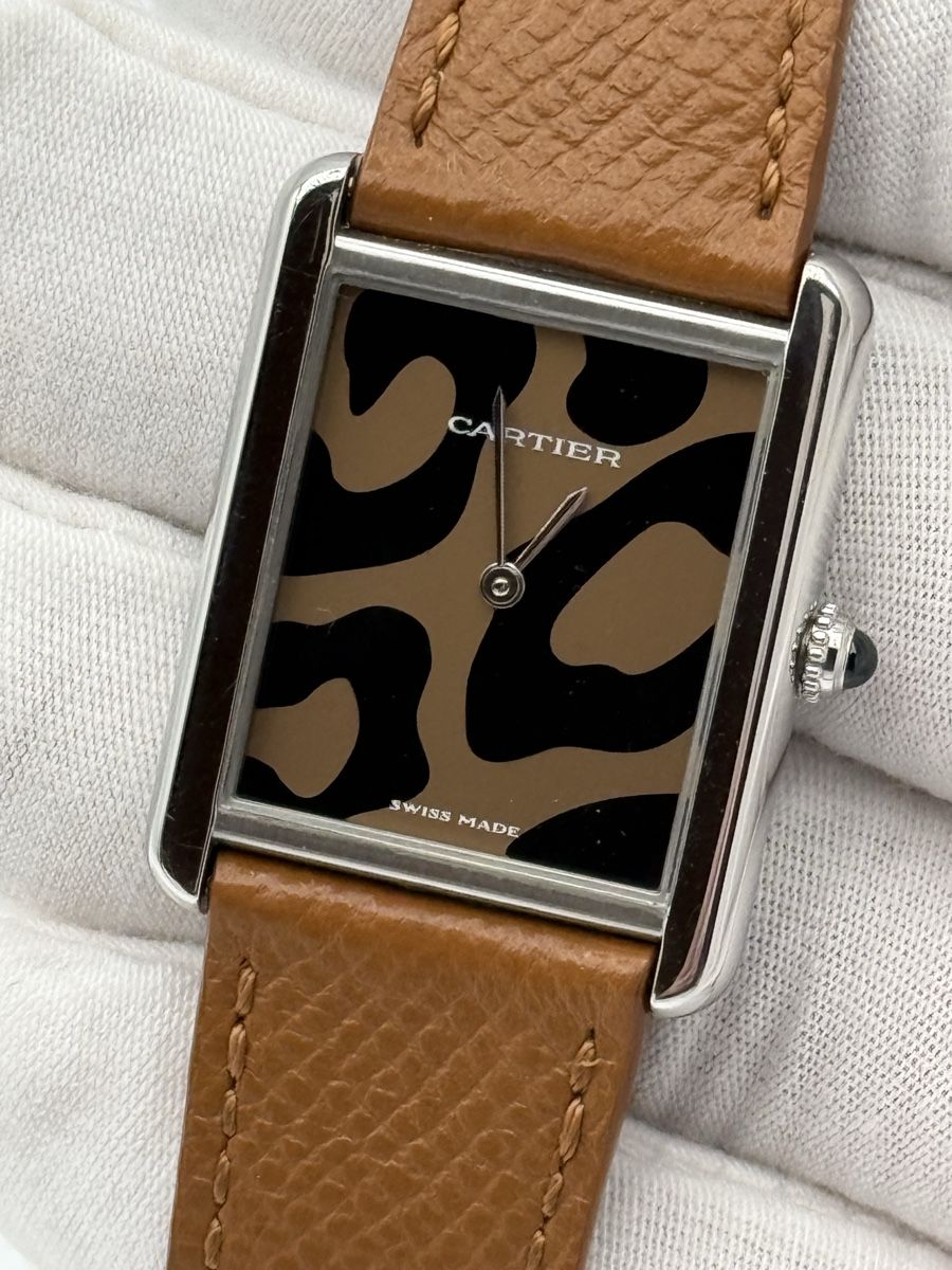 Cartier Orologi: Cartier Tank Solo Leopard Full Set – Usato da Lugano venduto da Superstudiolugano