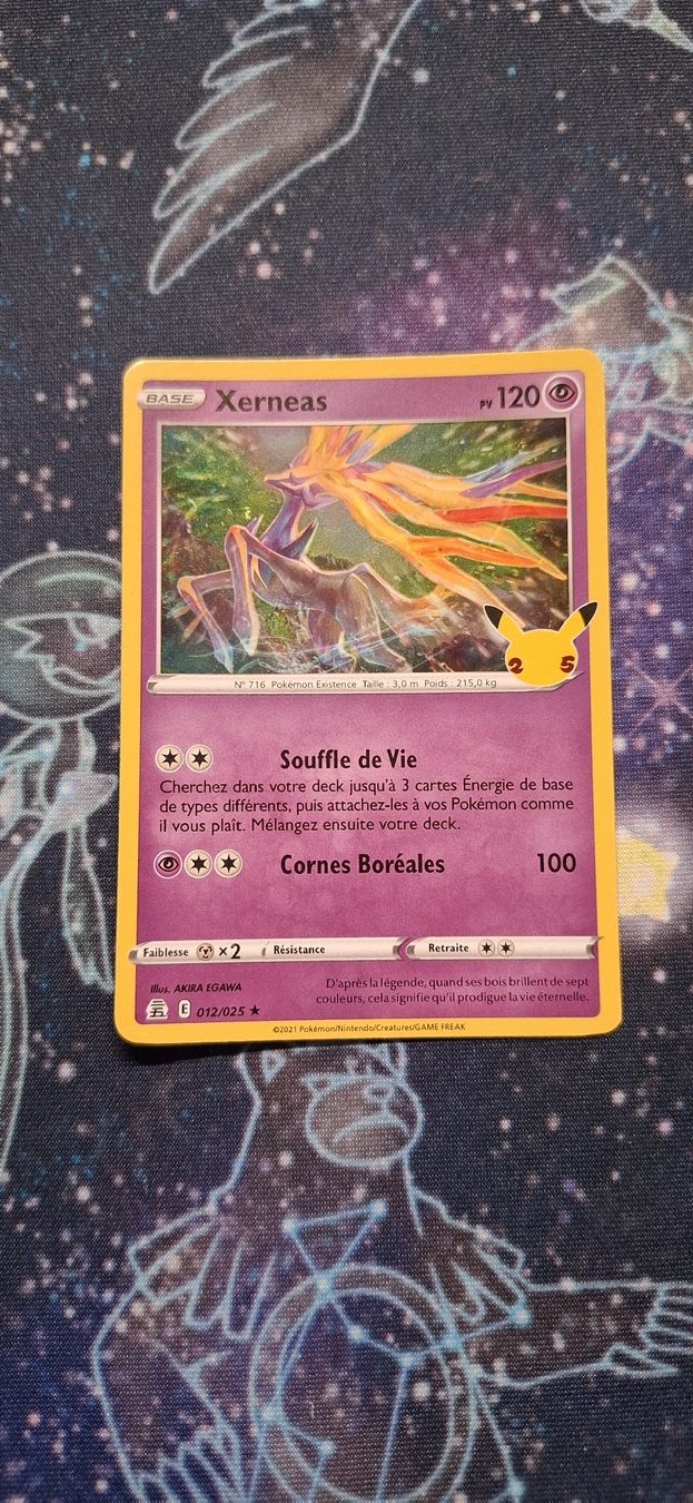 Pokémon Carte collezionabili: Xerneas Célébration 25th Stamp - 012/025 FR – Usato da Petit-Lancy venduto da Kara_TCG 1