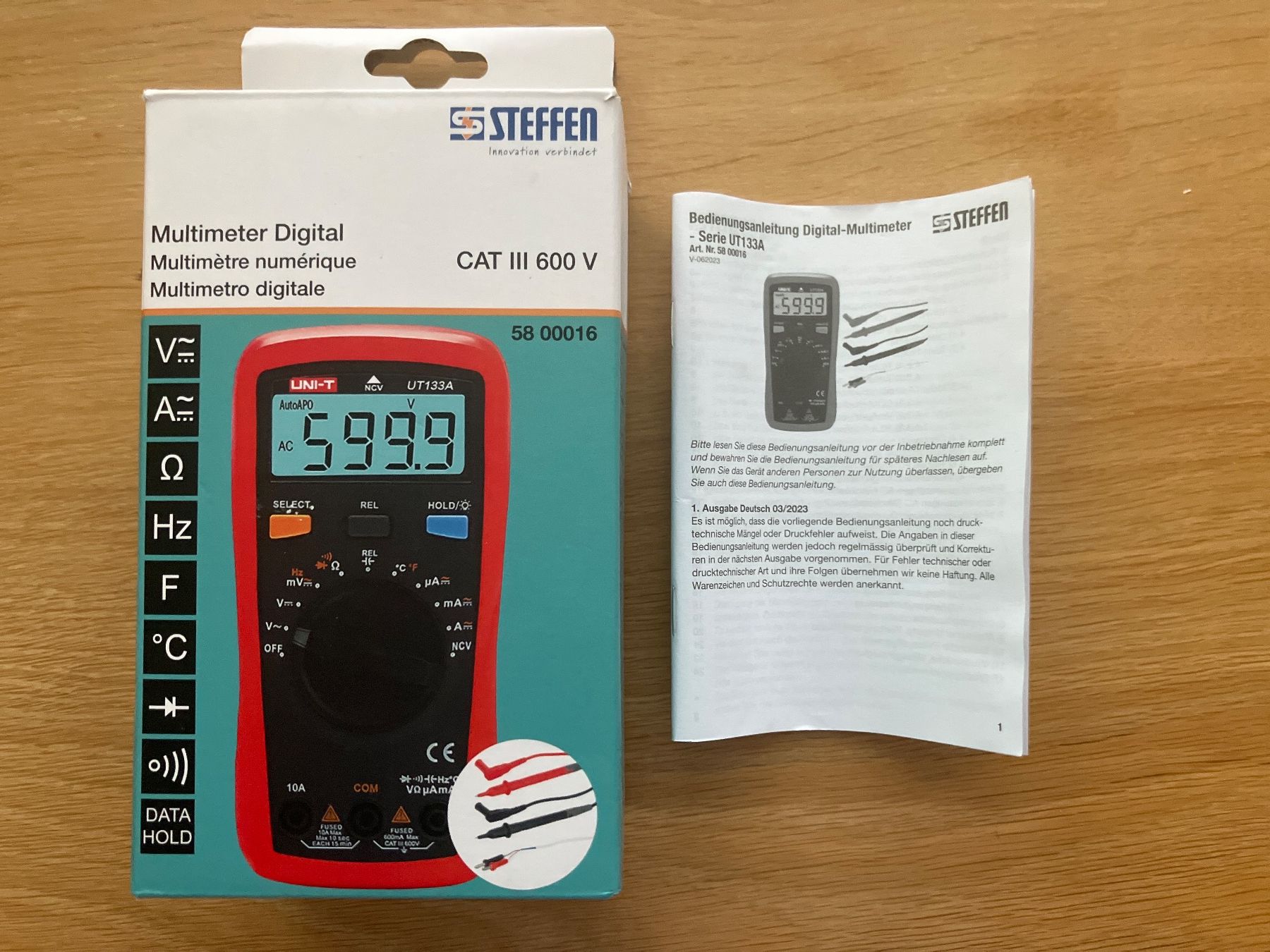 Messen: Multimeter Digital Steffen CAT III 600 V – Neu (gemäss Beschreibung) aus Zug von Zumonir14 3