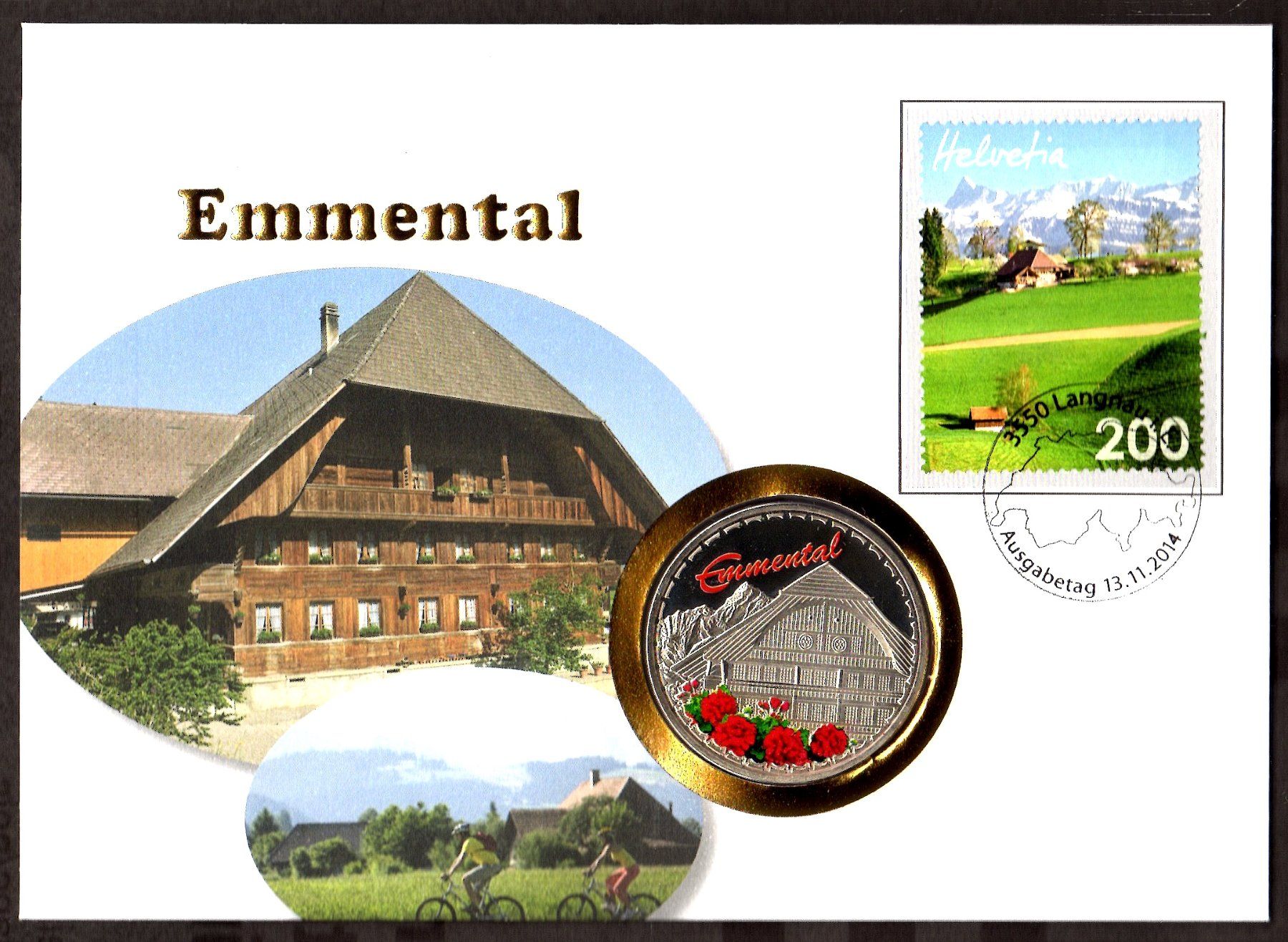 Tutti le monete: Numis, Emmental mit super Farb-Medaille – Nuovo (secondo la descrizione) da Walzenhausen venduto da dream-day