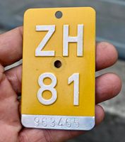 Mofanummer ZH von 1981 - Zürich ZH 81 - 963 465