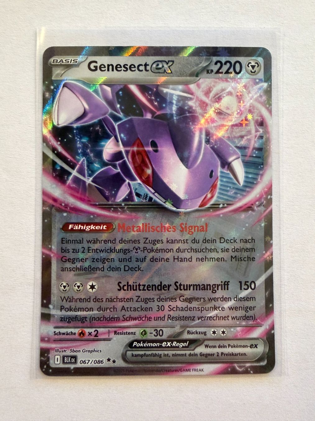 Pokémon Cartes à collectionner: Pokemon Genesect EX 067/086 Schwarze Blitze DE – Neuf (Voir description) à Weingarten-Kalthäusern par McGmavlo