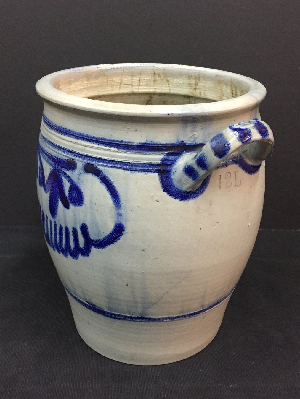 Töpfe: Alter Blauer Steinzug Topf – Gebraucht aus Schaffhausen von vintageville 2