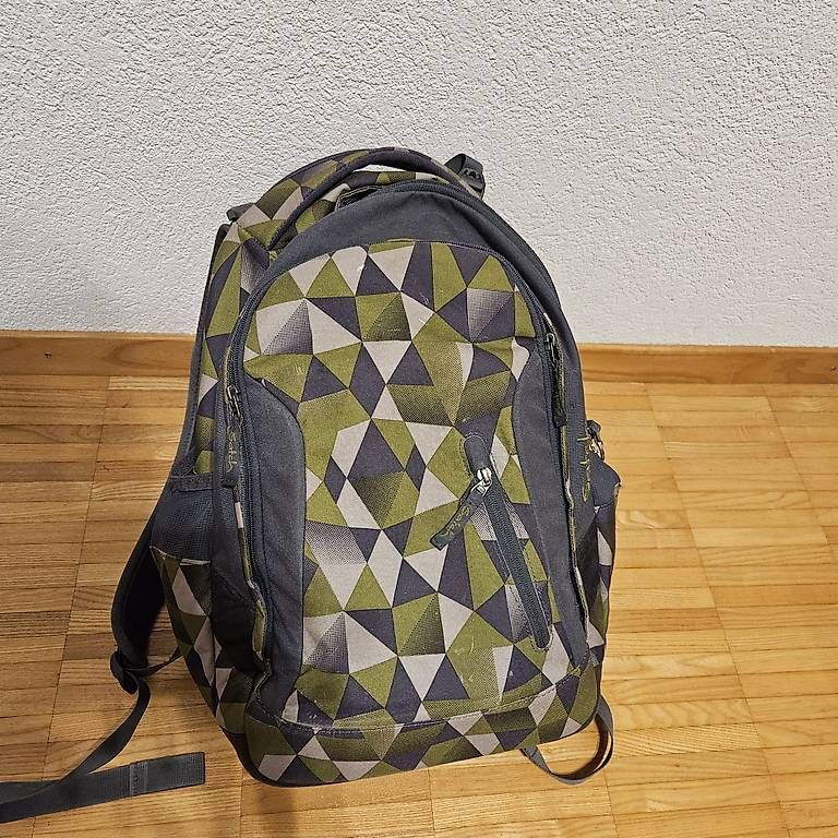 Satch Borse & Zaini: Satch Schulrucksack Green Crush – Usato da Embrach venduto da Lilly2021