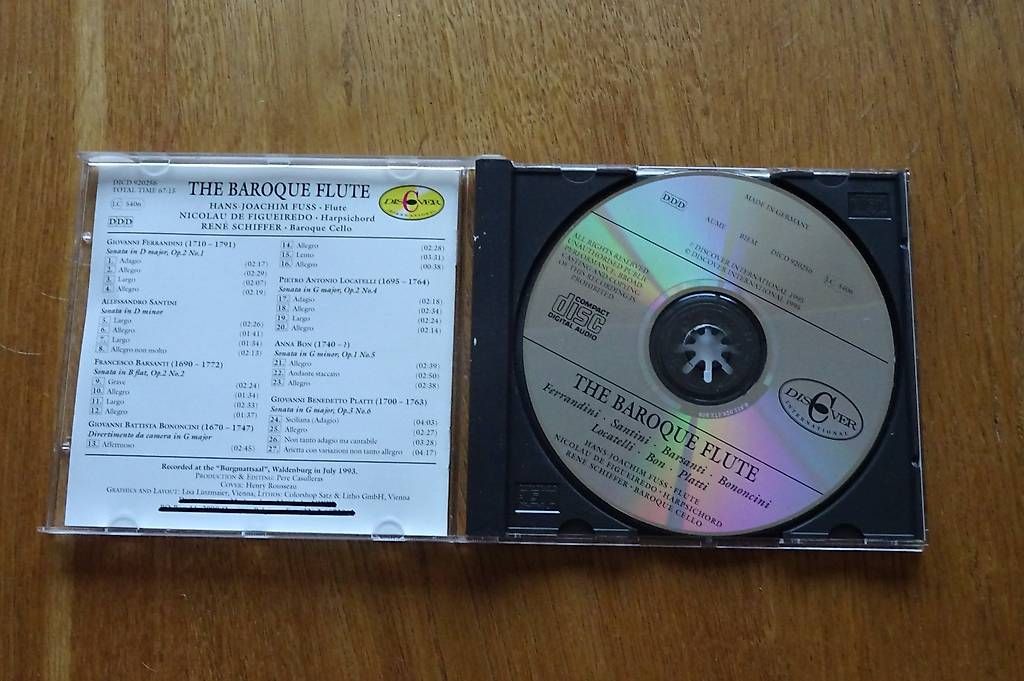 CDs: CD "The baroque Flute" – D'occasion à Wetzikon ZH par raegenmoli 1