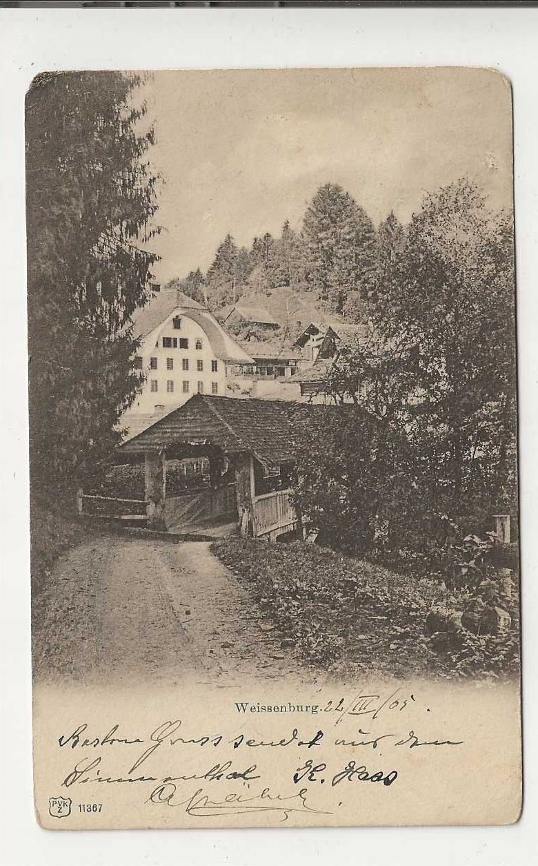 Cartoline postali: Weissenburg, 1905 – Usato da Spiez venduto da Niesen20