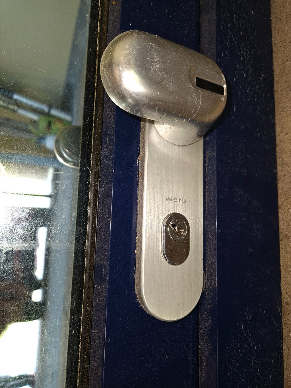 Porte: Sicherheitstüre mit Spiegelglas - neu – Nuovo (secondo la descrizione) da Rheineck venduto da Eulalia40 2