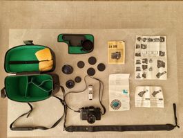 Ricoh SLX 500 Analog Set – XXL Paket mit Objektiv & Zubehör