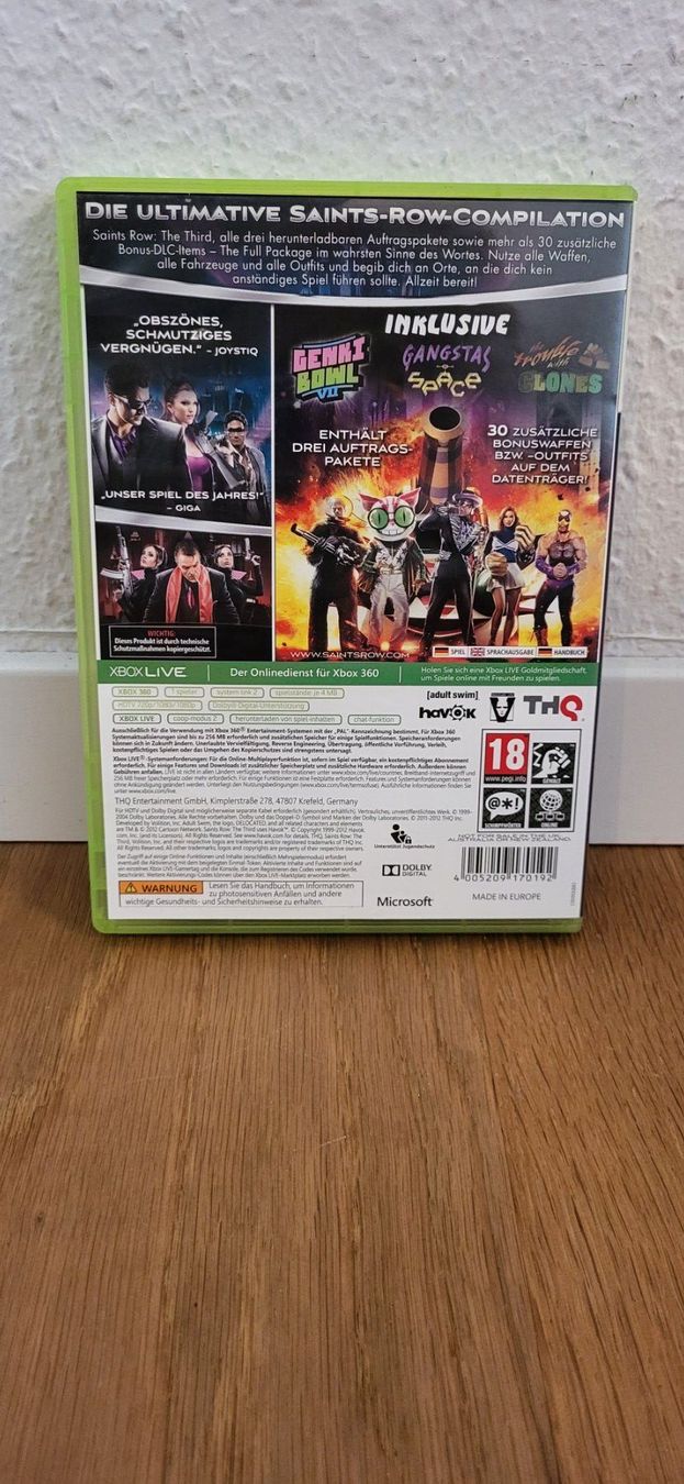Microsoft Giochi: Xbox 360 - Saints Row The Thrid The Full Package – Usato da Münsingen venduto da DigitaleSpielecke 1