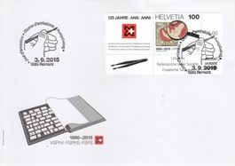 2015 1560 125 Jahre Schweiz. Philatelisten 1680 Romont FDC