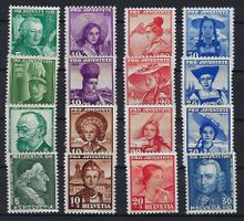1938-1941 Pro Juventute Lot **   14107