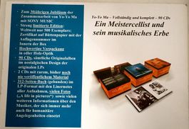 Yo-Yo Ma Box Set 90 CD Vollständig 30. Jubiläum