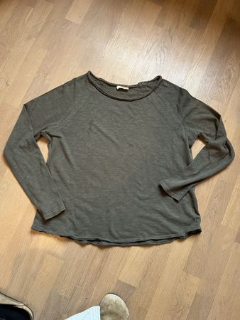 Langarmshirt American Vintage oliv Grösse L gebraucht