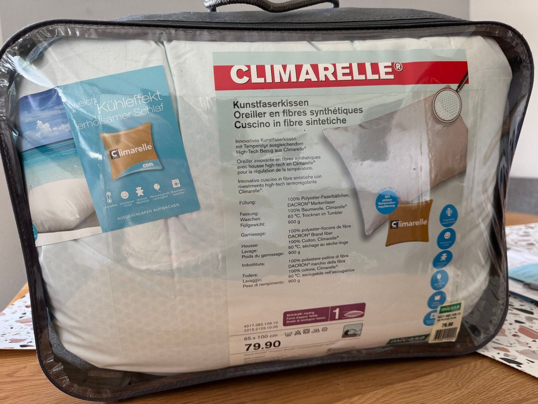 Micasa Cuscini: Kopfkissen – Nuovo e nell'imballaggio originale da Däniken SO venduto da Trotro49