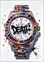 Death NYC Ltd Ed Pop Art Druck " Graffiti Diamond Rolex