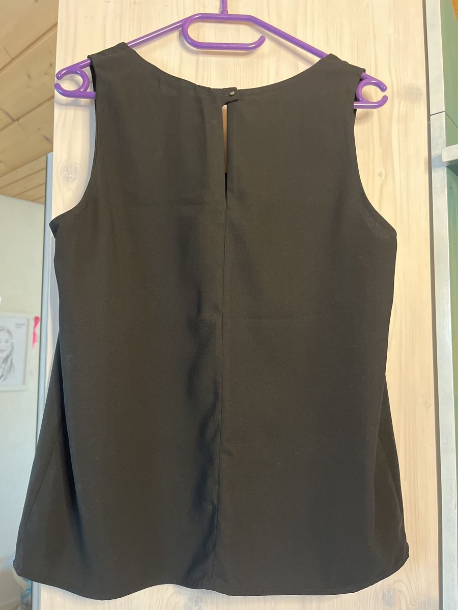 Mango Top: Schwarzes elegantes Top Mango Gr. L luftig leicht – Usato da Kaisten venduto da saleforfun 3