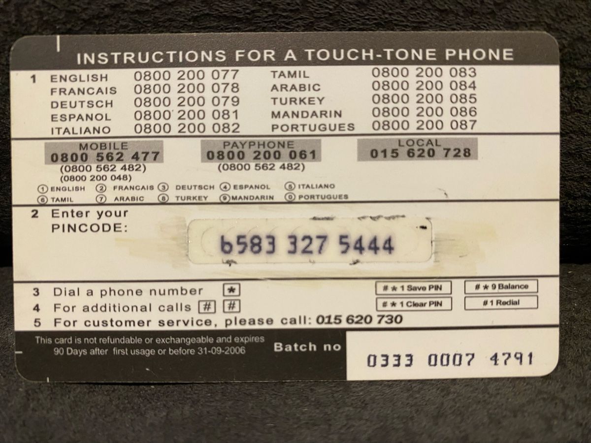 Telefon- & Taxkarten: Carte – Gebraucht aus Lausanne von babacard10 1
