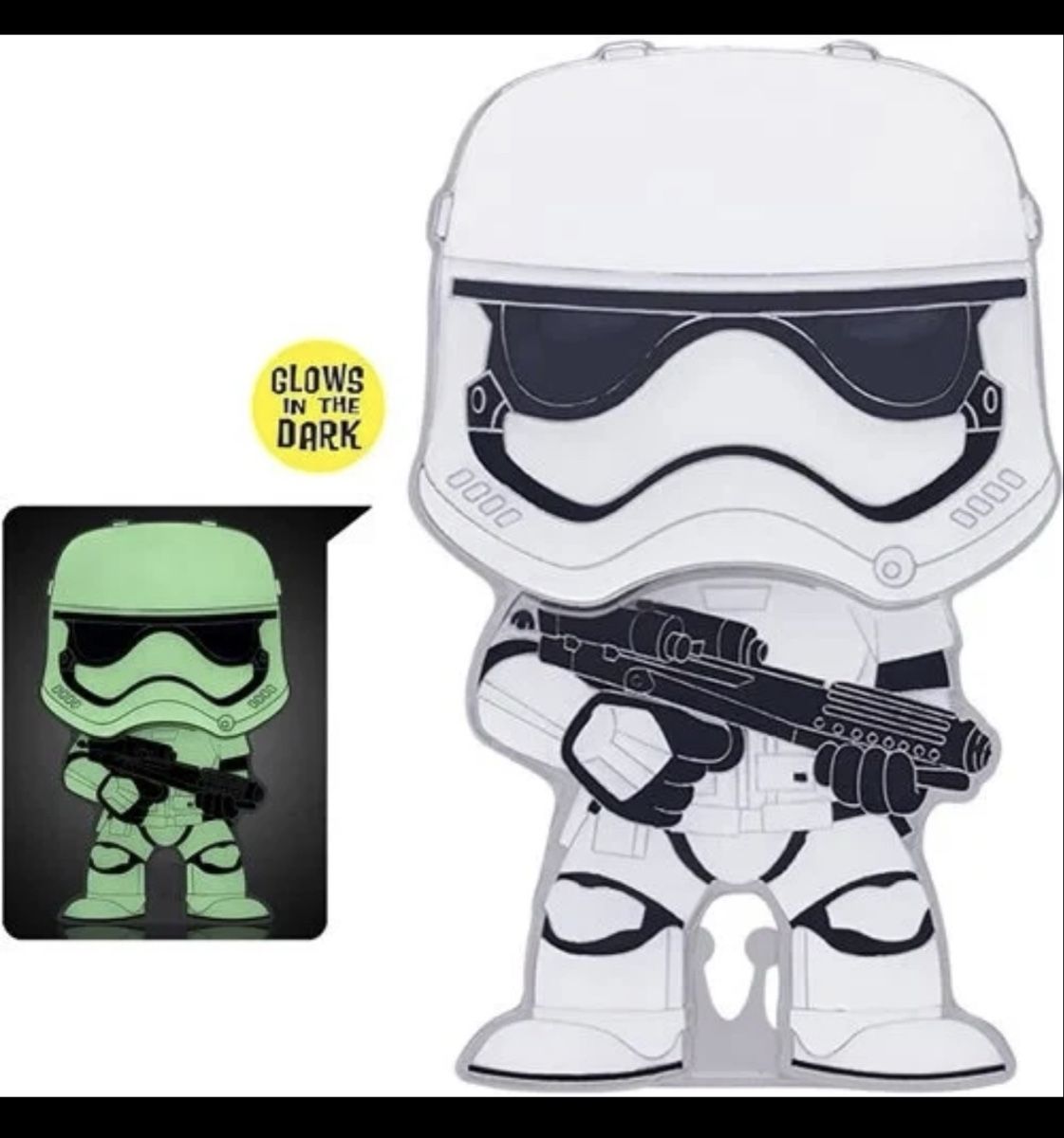 Funko Statuette: Star Wars First Order Stormtrooper Funko Pop Pin #30 – Nuovo e nell'imballaggio originale da Strengelbach venduto da shihtzuliving_22 3
