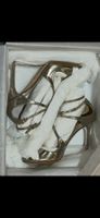 Jimmy Choo GOLD Lance Sandal 37.5 NEU