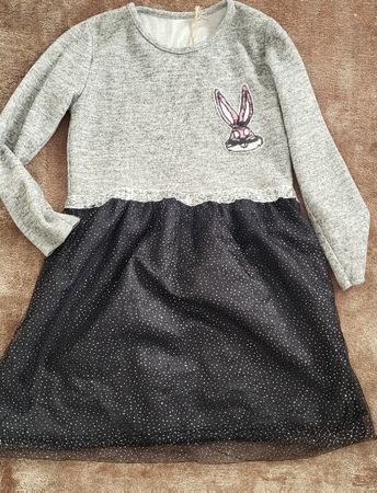 Mädchen Kleid Gr140/145