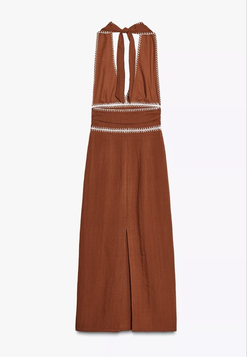 Vestiti: Robe en lin marron M/Braunes Leinenkleid M – Nuovo e nell'imballaggio originale da Veyras venduto da ValClasse 6