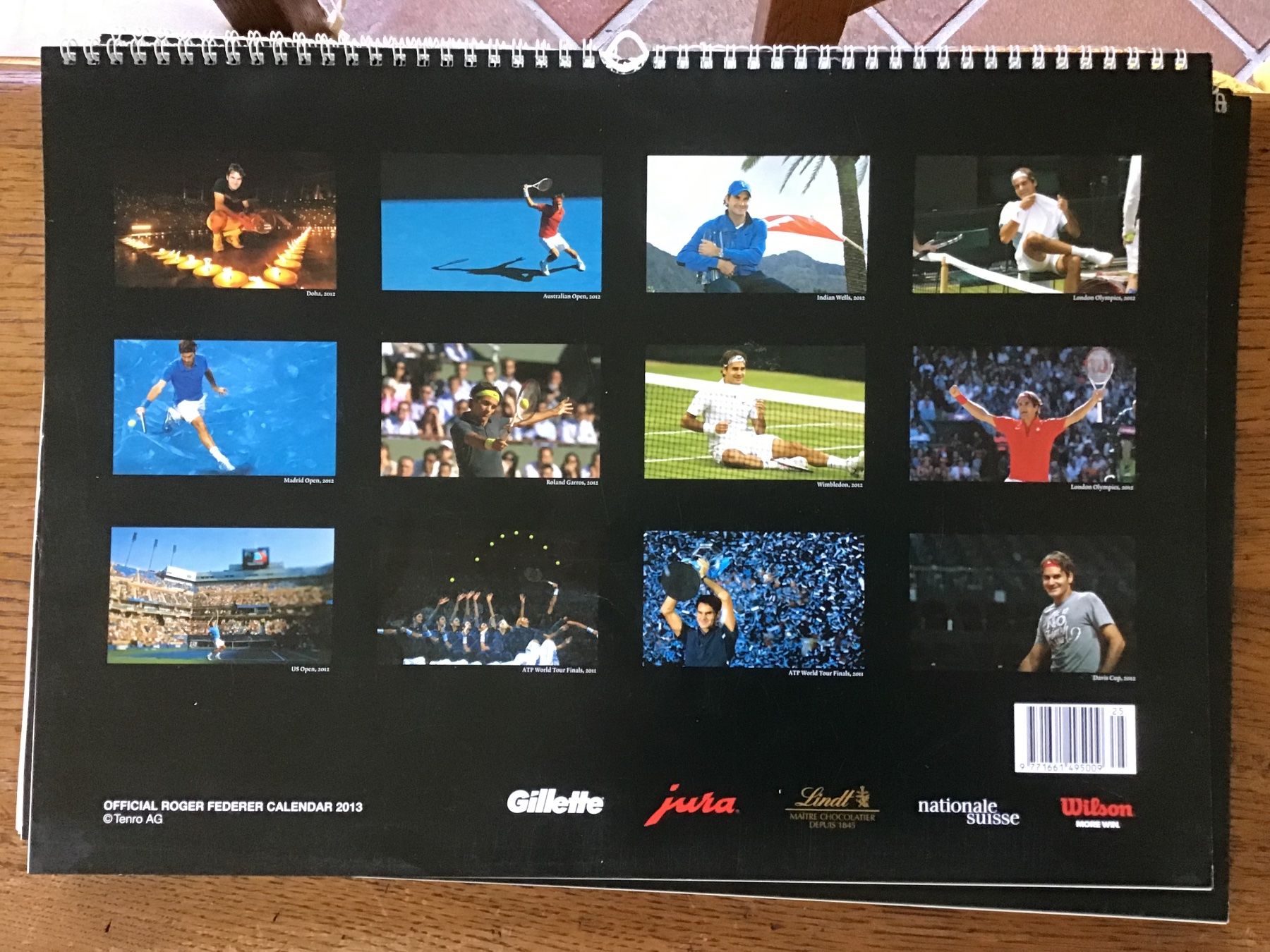 Calendari: Calendrier officiel Roger Federer 2013 – Usato da Fully venduto da Ruby97 4