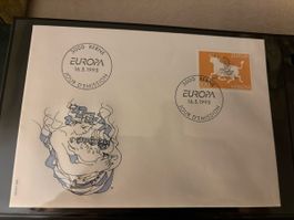 Briefmarke Brief Europa 1995 Ersttagsbrief Sonderstempel