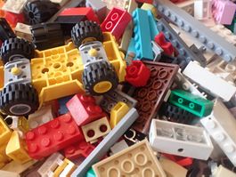 sehr viele LEGO Steine bunt gemischt Kiloware (A)