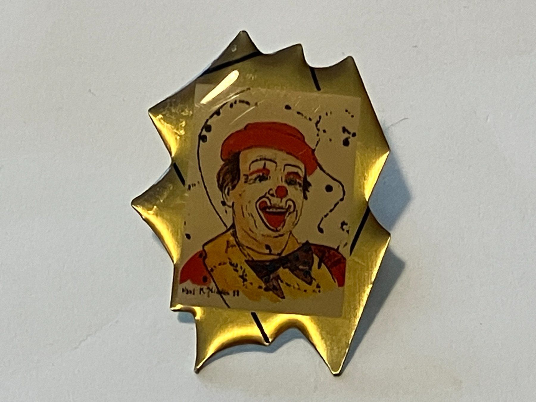Plaketten & Abzeichen: 1 Pin Zirkus Clown – Gebraucht aus Basel von djwwpp