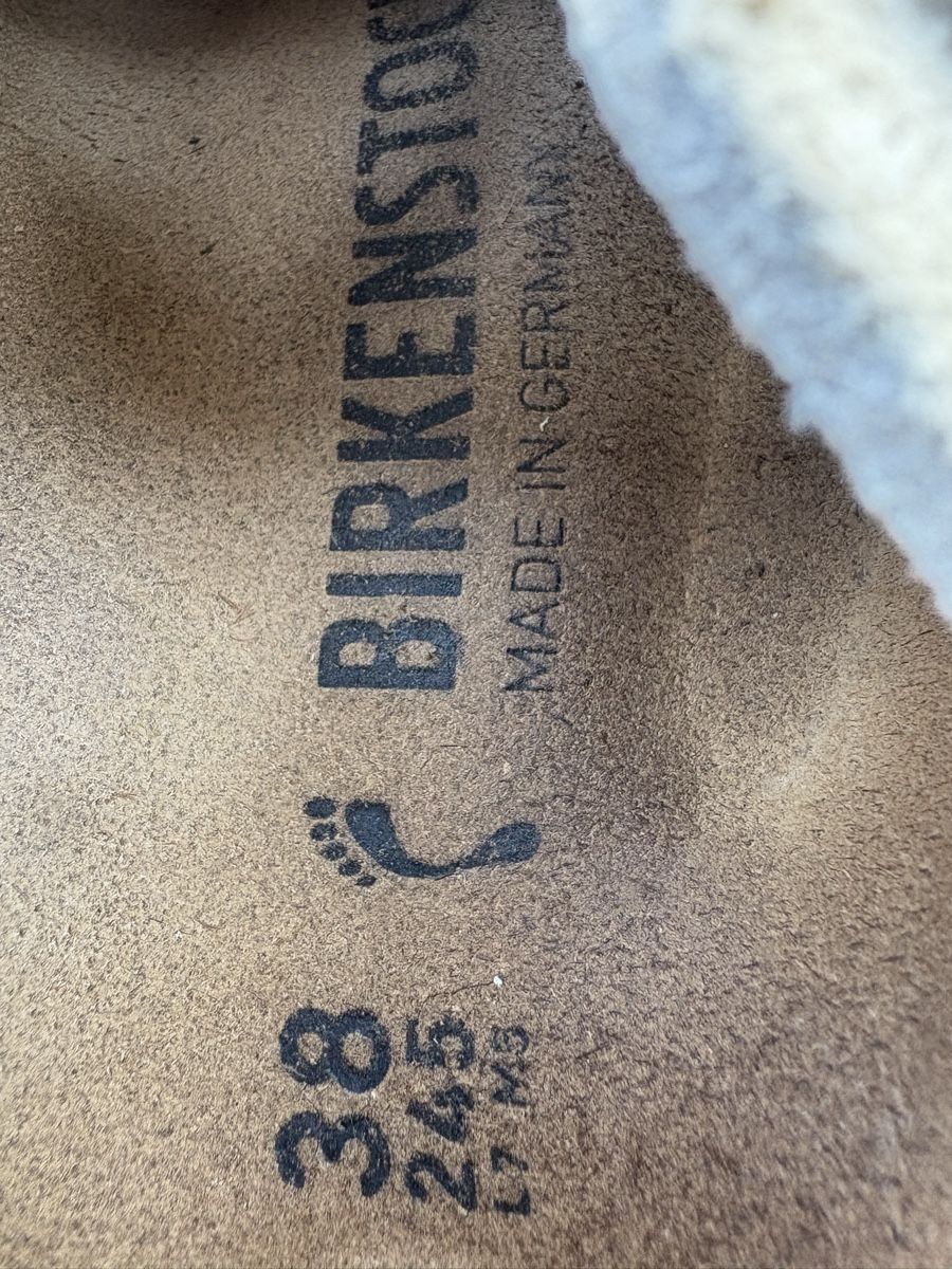 Birkenstock Damenschuhe: Birkenstock Boston 38 beige daim – Neu (gemäss Beschreibung) aus Jongny von Rivierach 5