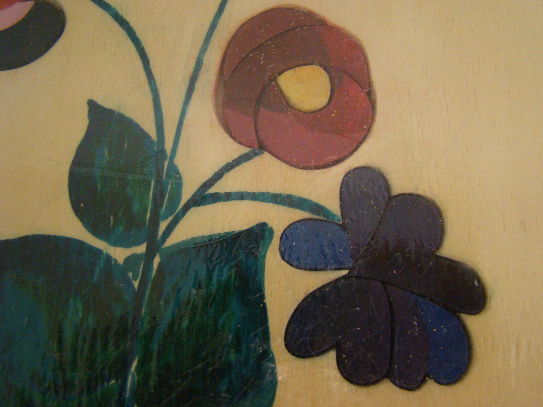 Puzzles: Puzzle aus Holz, Steckpuzzle Blumen – Gebraucht aus Malters von burzi 2