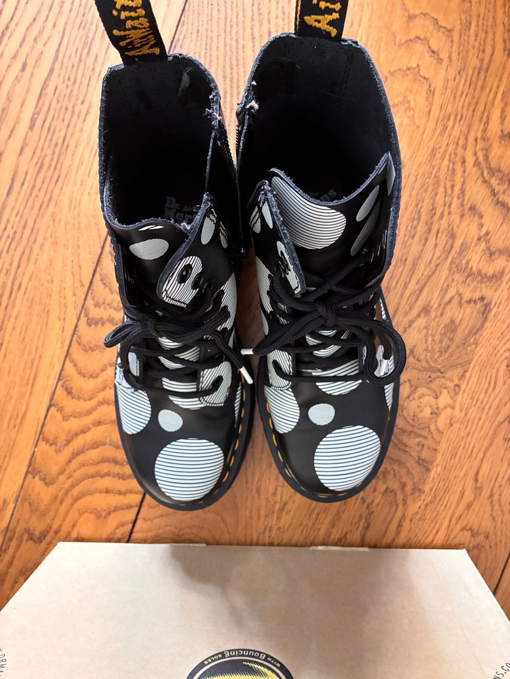 Dr. Martens Scarpe da donna: Chaussures Dr Martens Jadon Black+White Taille 38 – Usato da Vevey venduto da zecollector 5